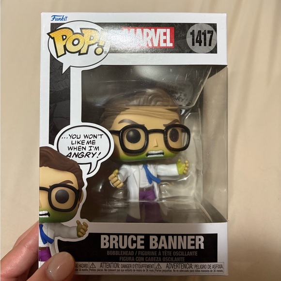 Funko Other - Funko Pop! Marvel Bruce Banner with Glasses